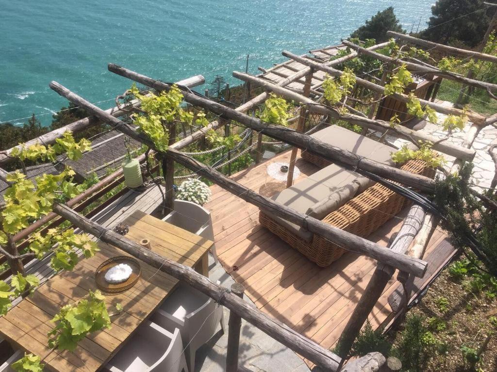 Vila Refuge Uwabio Organic Vineyard Cinqueterre Riomaggiore Exteriér fotografie